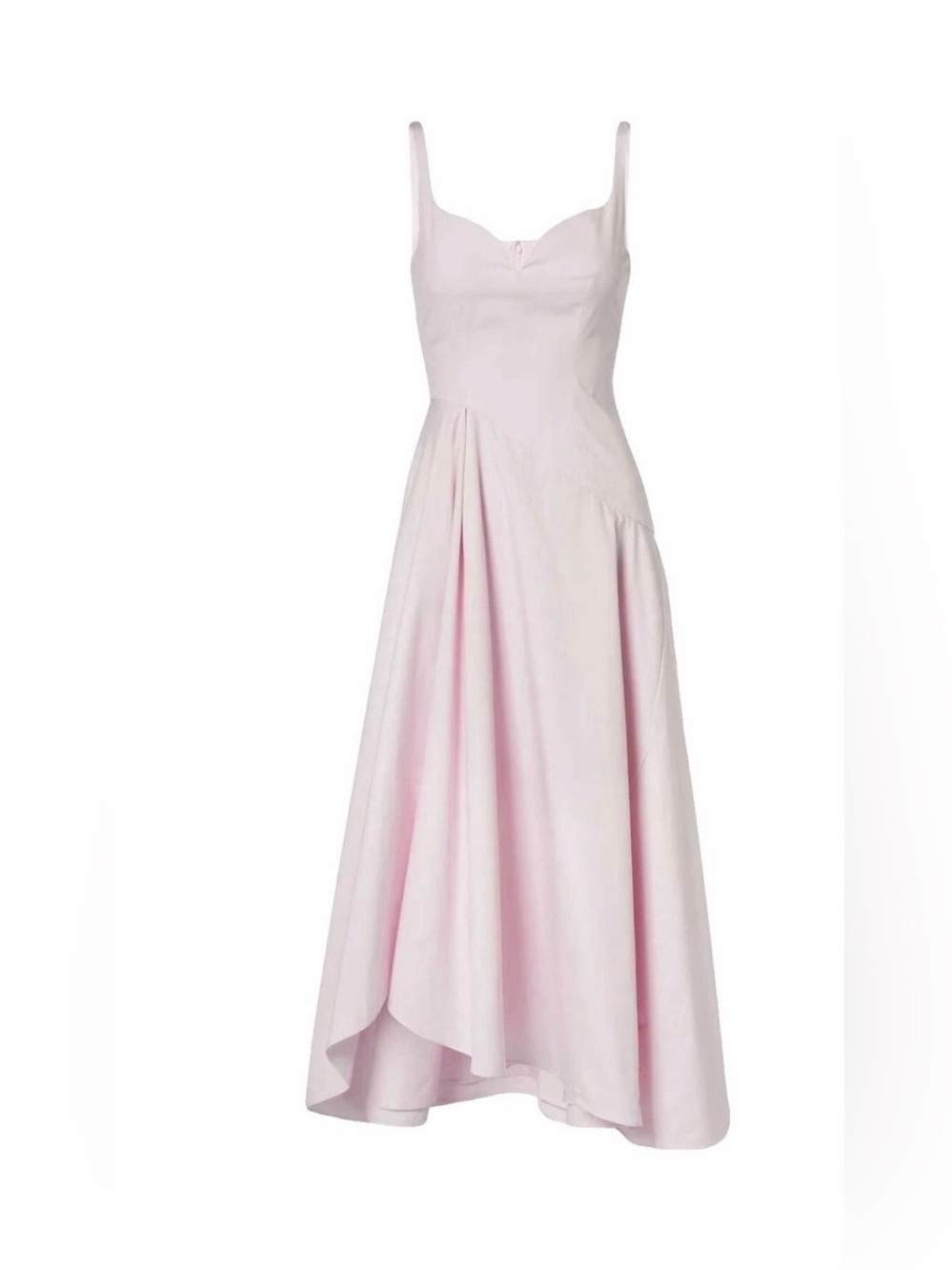 NWT Alexander McQueen Asymmetric cotton poplin midi dress Sz 42